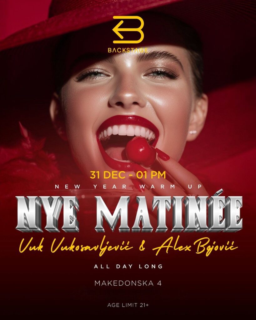 Backstage Bar Matinee Nova godina
